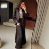 Cross-border European and American Women's Clothing 2026 Amazon Sexy Casual Long-sleeved Top Fashion Big Swing Skirt 