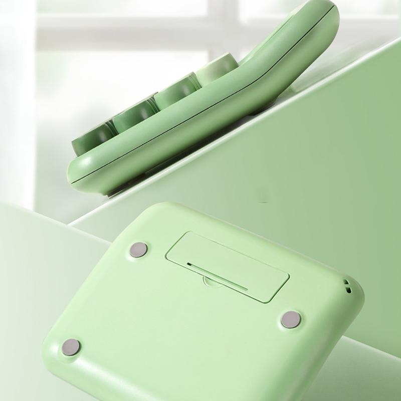 Mekanik Tuşlar Retro Daktilo Hesap Makinesi Kırtasiye Büyük Ekran Vintage Gradyan Renkli Hesap Makinesi Kullanımı Kolay Taşınabilir