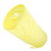 SCSYV Cat Tunnel Toy Collapsible Interactive Safe Dot Pattern Hideout Kitten Tube Toy for Puppy Yellow