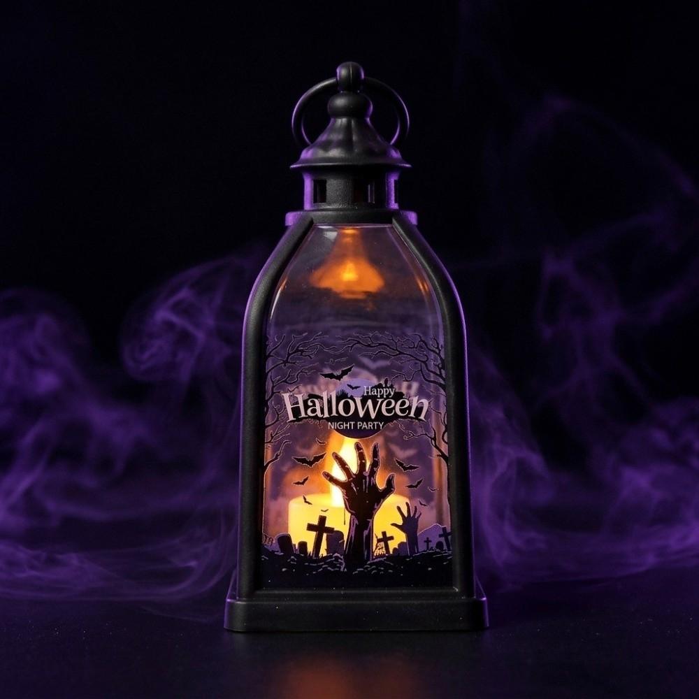 Battery Powered Halloween Lantern Hanging Design Haunted House Light LED Lantern Lamp  Party Props