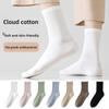 Sock Pure Cotton Winter Anti-Odor Antibacterial Women's Socks Autumn-Winter Mid-Calf Socks Breathable Cotton