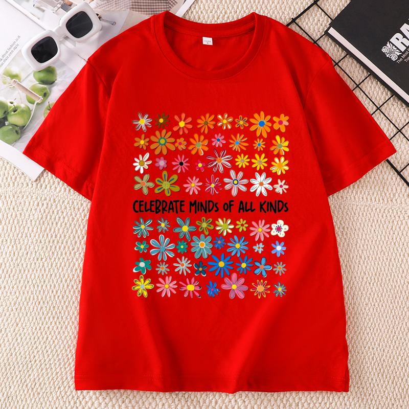 Celebrate Minds of All Kinds T Shirt Autism Awareness TShirt Sped Teacher Special Education Teacher Tshirt Unisex Clothing