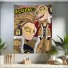 Anime My Hero Academia Hawks Cartone Animato Arazzo da Appendere alla Parete Decorazione Domestica Decorazioni per la Casa