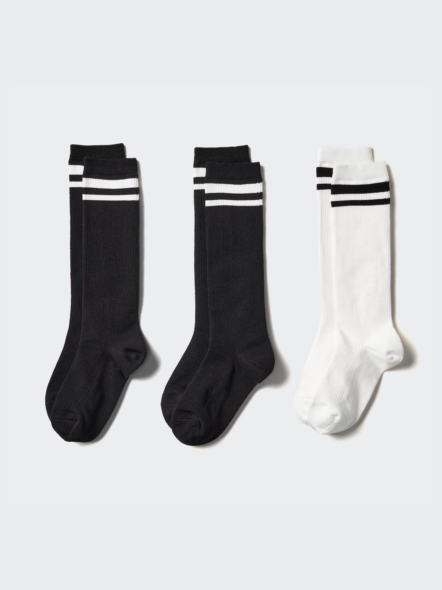 

Uniqlo Японские высокие носки, комплект из 3 пар 09 BLACK/1620cm