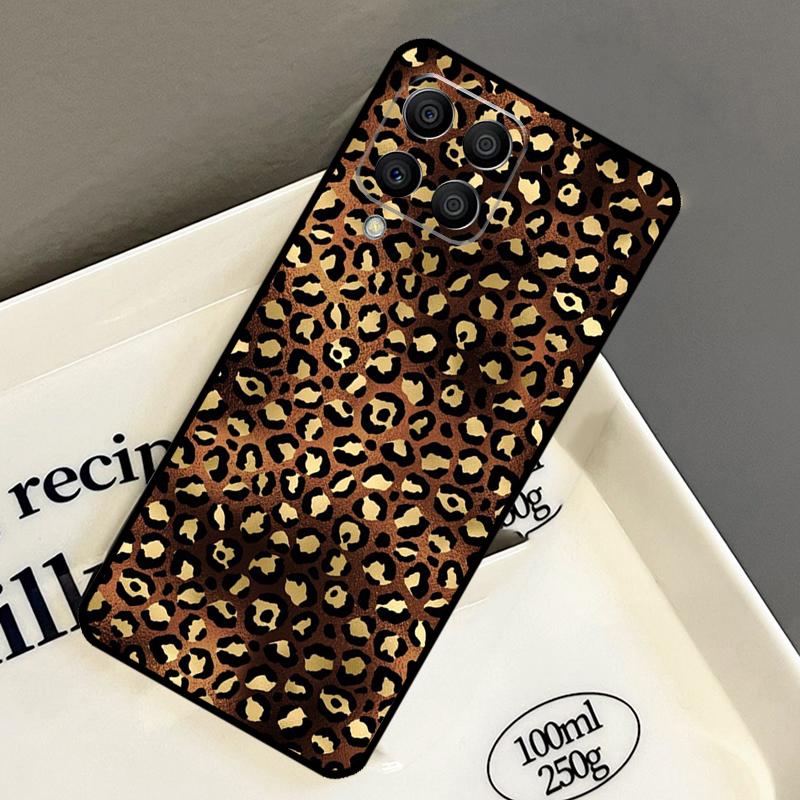 Luxury Leopard Case For Samsung Galaxy M15 M55 M12 M13 M14 M54 M23 M16 M11 M21 M31 M20 M34 M52 M32 M36 M56