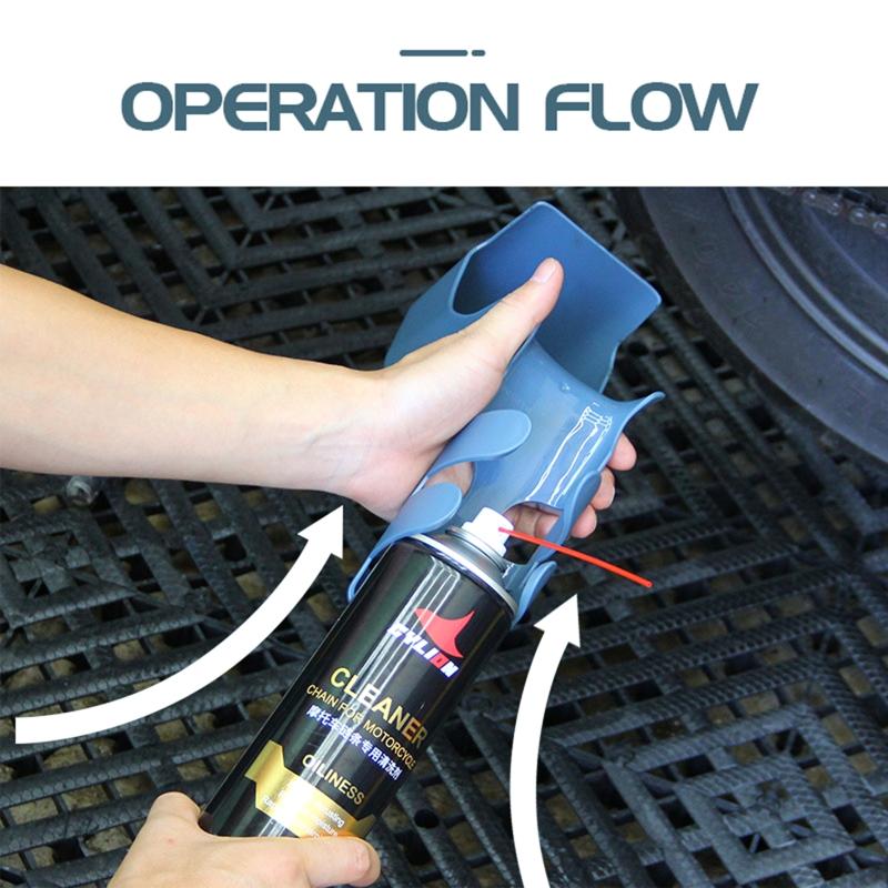 Chain Oil Storage Tool Chain Cleaning Oil Splash-Proof Tool Oil Pollution Box