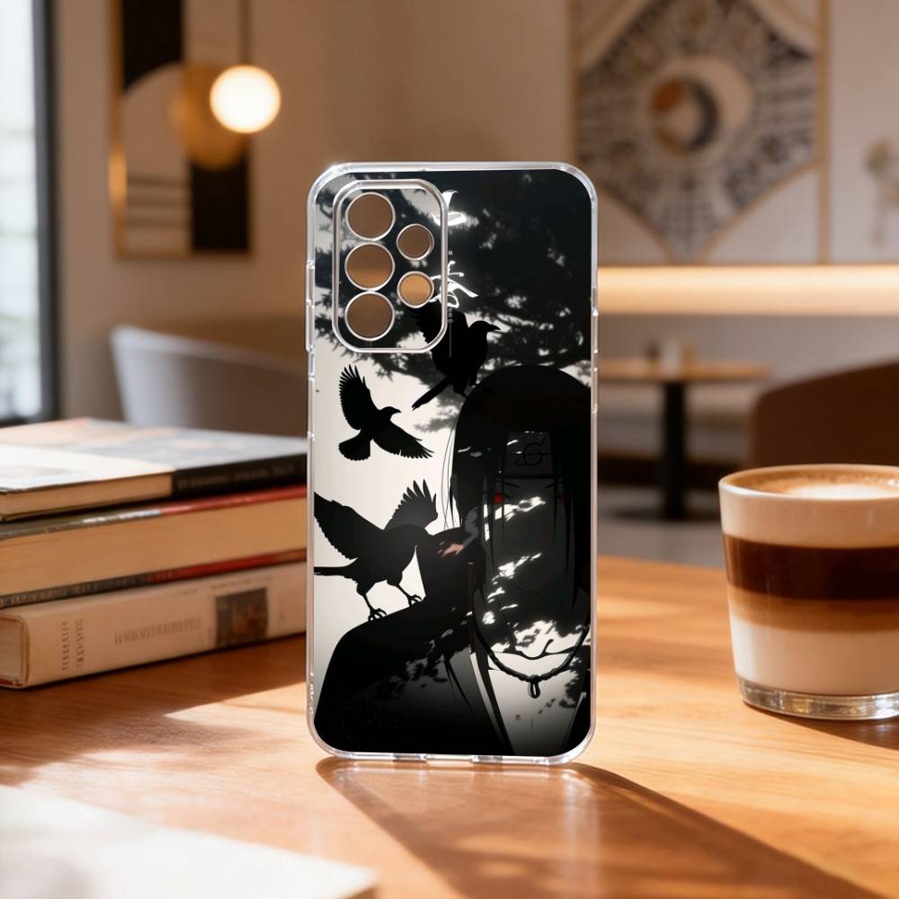 

N-Naruto Itachi U-Uchiha Phone Case For Samsung S25,S24,S21,S22,S23,S30,Ultra,S20,Plus,Fe Transparent Cover Samsung S10plus