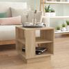 Coffee Table, Sonoma Oak, 40x40x43 Cm, Wood-based Material