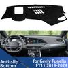 For Geely Tugella FY11      2024 Car Dashboard Cover Avoid Light Pad Trument Panel Mat Carpets