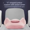 Comfort Padding Lumbar Support Cushion Ergonomic Waist Support Pad Waist Pillow  Travel Backrest