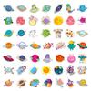 100 Space Planet Graffiti Stickers Creative Personality Space Nasa Astronaut Graffiti Stickers 4/
