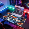 Custom Name Personalized Superman Pattern Mousepad, Laptop PC Desk Mat, Decorative Desk Mat for Home Keyboard Pad Gift
