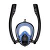 Doppelrohr-Schnorchelmaske Silikon Voll-Trocken Tauchmaske Erwachsene Schwimmmaske Taucherbrille Eigenständiges Unterwasseratemgerät