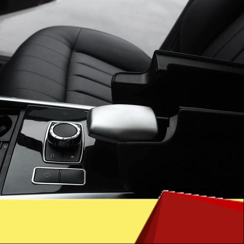 

Aluminum Alloy Car Center Console Armrest Box Cover For Mercedes-Benz E-Class W212 2012-2016 CLS W218 2012-2017-M53K срібний