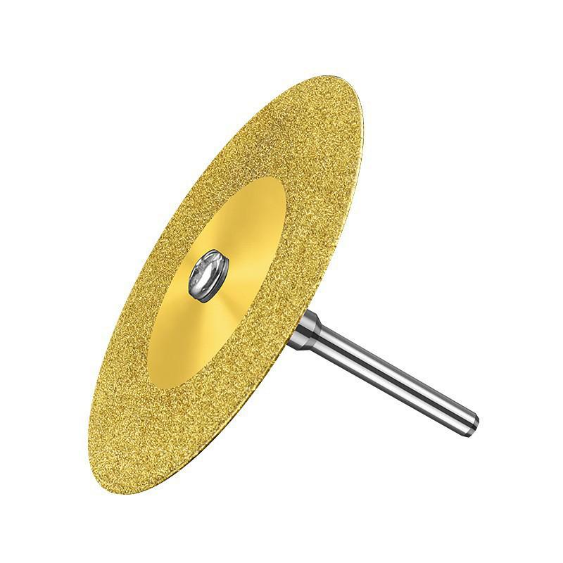 22-Piece Titanium-Plated Diamond Cutting Disc Set for Jade, Glass, Marble, and Tile Grout Cleaning & Sealing.