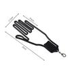 YFFSFDC Golfhandschuh-Halter mit Schlüsselanhänger Handschuh-Halter zum Trocknen und Verhindern von Handschuhverformung Halter Schwarzes Set mit 2 - - - -