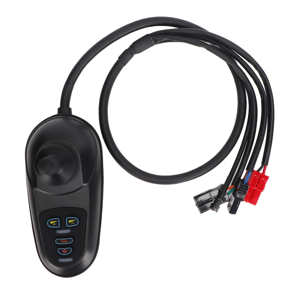 Black Electric Wheelchair Controller Universal High Sensitivity Waterproof IPX5 Smart Joystick