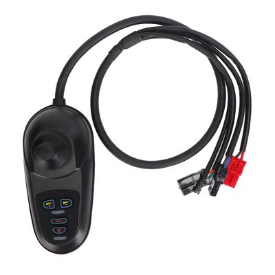 Black Electric Wheelchair Controller Universal High Sensitivity Waterproof IPX5 Smart Joystick