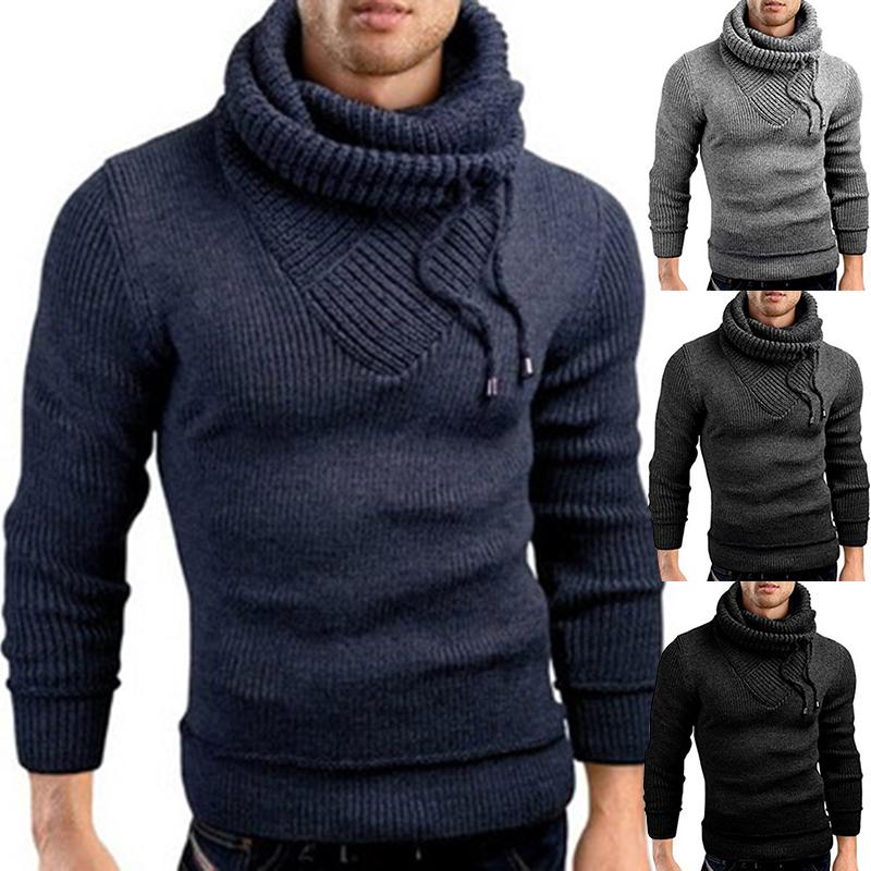Men S Winter Sweater Fashion 2026.Buy Autumn and Winter New Fashion Men's Sweater High Collar Warm ...