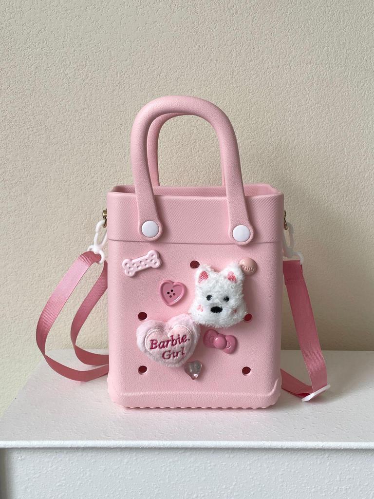 Women's 2024 EVA Portable Commuter Handbag - Small Square Storage Hole Bag