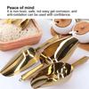 Gold Food Scoop Multi-Purpose Grain Flour Shovel Practical Ice Scoop  Kitchen