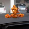 Colored Opaque Ganesha Idol In Yellow Colour for Home, Office (Yellow), Small