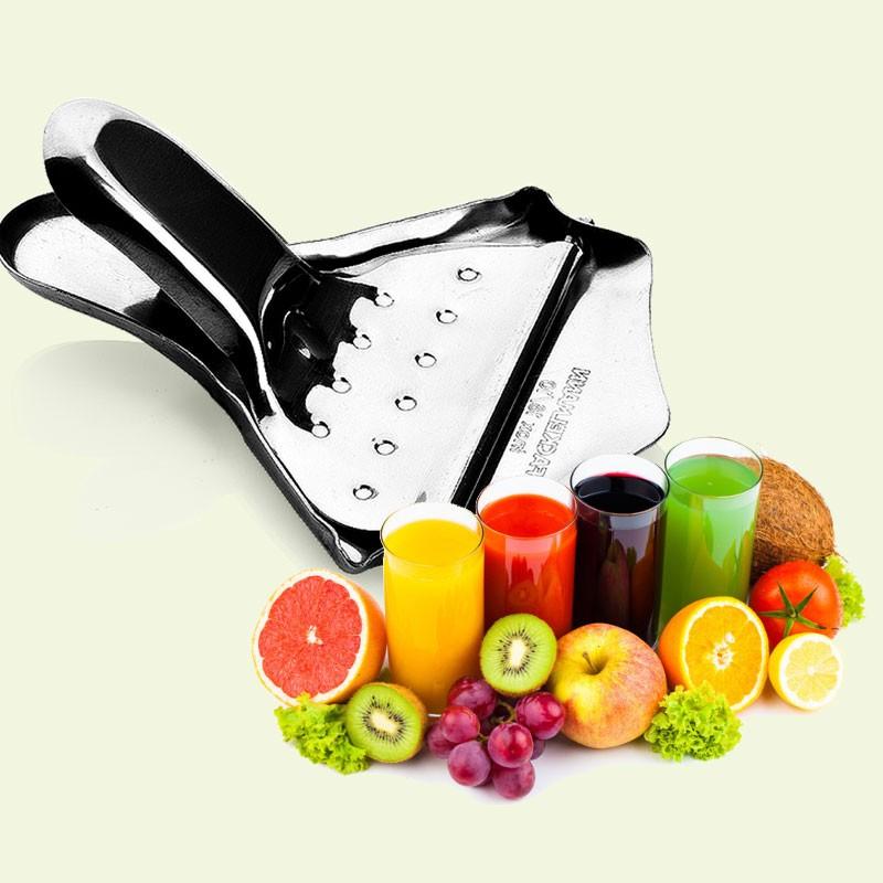 Stainless Steel Lemon Slice Squeezers Set, Manual Juicer for Orange Lime Citrus, Handheld Lemon Wedge Clips, Silver