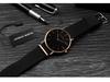 Men's Minimalist Waterproof Leather Strap Quartz Watch