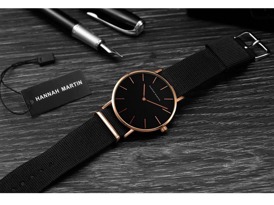 Men's Minimalist Waterproof Leather Strap Quartz Watch