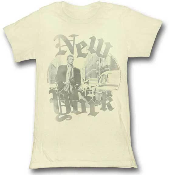 James Dean 1950 s Icon New York City Streets 1955 Womans Fitted T Shirt S