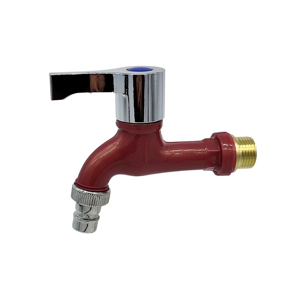 1Pcs Wall Mounted Plastic Faucet 1/2" Male Water Hose Quick Connector  Garden Balcony
