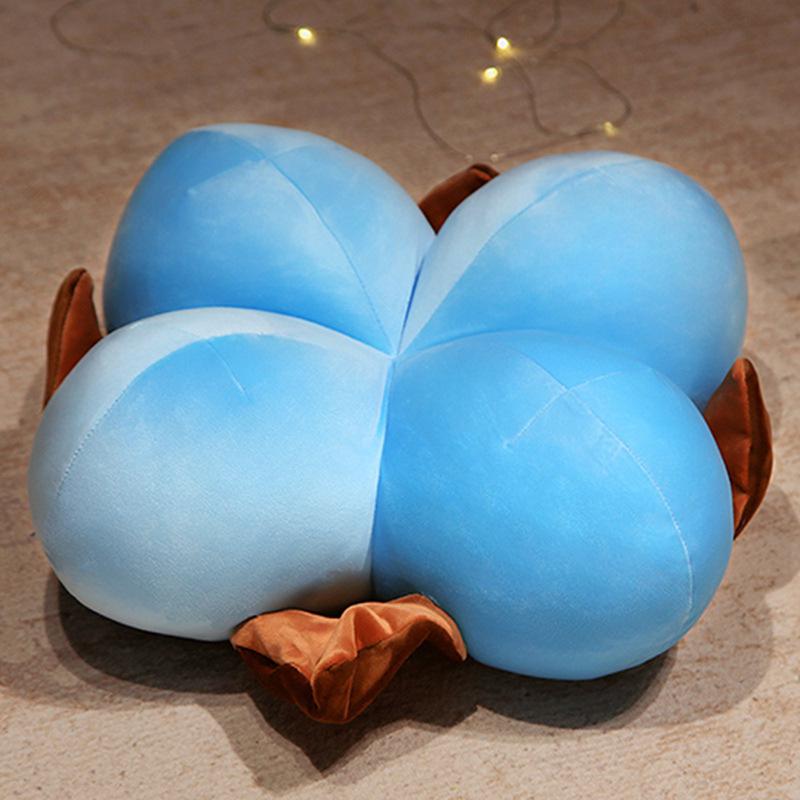 Winter Series Cotton Throw Pillow & Cushion Set – Round Futon, Back Support & Seat Cushion