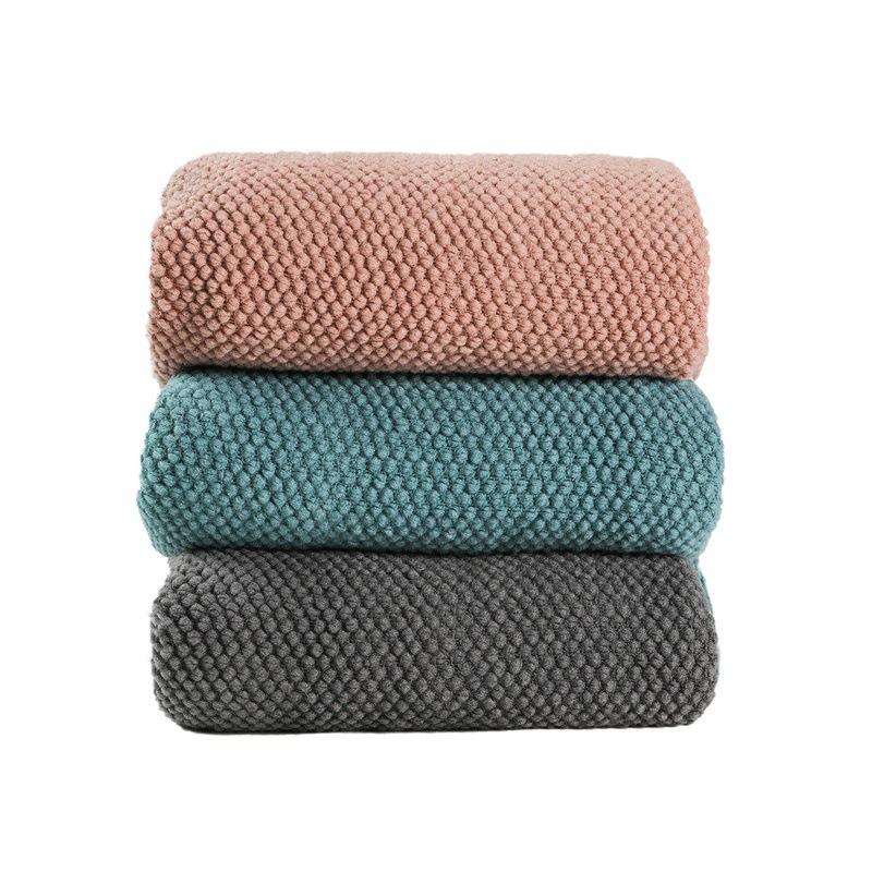 Gestrickte Überwurfdecke mit Quasten, Blasenstruktur, leichte Überwürfe als Couchbezug, Heimdekoration