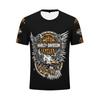 New Harley Davidson Motorcycle T-shirt Cotton Printing Fashion Short Sleeve Ventilate Body Building Harley Tops