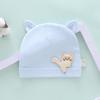 Pure Cotton Double Layer Newborn Hat for 0-3 Months, Suitable for Autumn/Winter