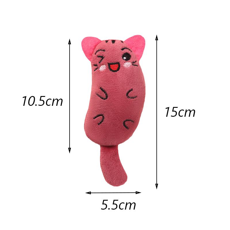 Plush Chew Cat Catnip Toy Interactive Pet Accessories for Cats Sphynx Katten mascotas Products juguete gato zabawki dla kota