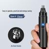 Rechargeable Portable Nose & Ear Hair Trimmer for Men & Women - Washable Electric Clipper