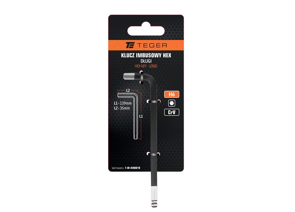 HEX H6 Allen Key - LONG / TEGER