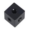 Square Brackets 18mm 1/4" Interface with 6 Female Screw Holes Secure Fixation Square Mounting Plate for Camera Tripod
