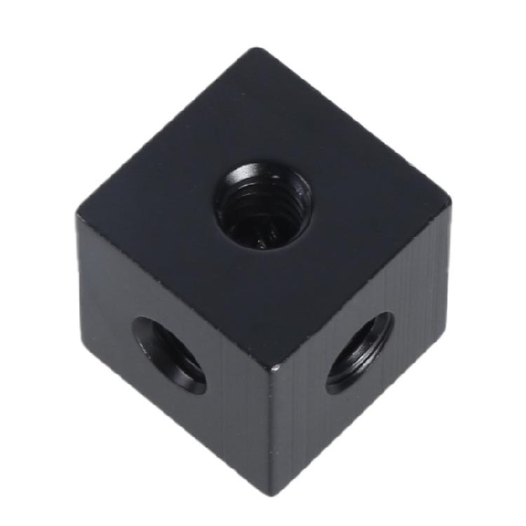 Square Brackets 18mm 1/4" Interface with 6 Female Screw Holes Secure Fixation Square Mounting Plate for Camera Tripod