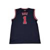 Adidas X NBA Collaboration Chicago Bulls Rose 1 Away Pullover Crew Neck Sleeveless Basketball Jersey Unisex jersey Black 7818A-3B5-AEB1062