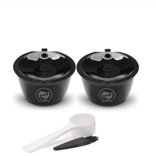 Reusable Coffee & Milk Foam Capsules For Nescafe Dolce Gusto Refillable Coffee Filter Latte Maker