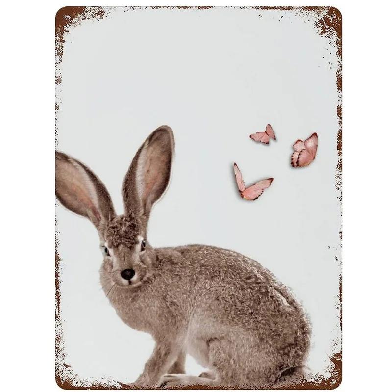 Animals Metal Tin Signs Sweet Cheeks Hello Posters Plate Wall Decor for Home Garden Bars Man Cave Cafe Clubs Retro Poster Plaque