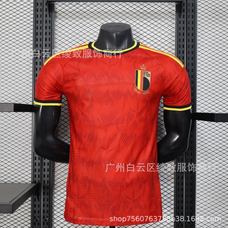 2026 Belgium jersey De Brautrossat Doku Oponda Onana home player edition jersey player version s