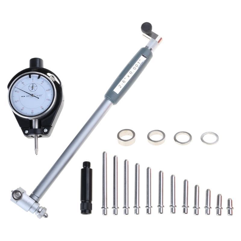 

J0MC Extender Dials Bore Gauges Set 50-160MM 1.97-6.23inch 0.01MM 0.0003inch Resolution Internal Measure Cylinders China Mainland