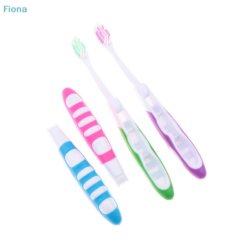 Foldable Travel Toothbrush-Soft Bristle Portable Toothbrush for Business Trip, Camping, Hiking, Hotel, Multi-Color