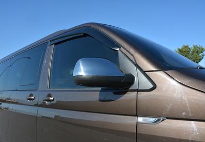 Aynalar için kapaklar (2 adet, paslanmaz çelik) Carmos - Volkswagen T5 2010-2015 için Türk çeliği