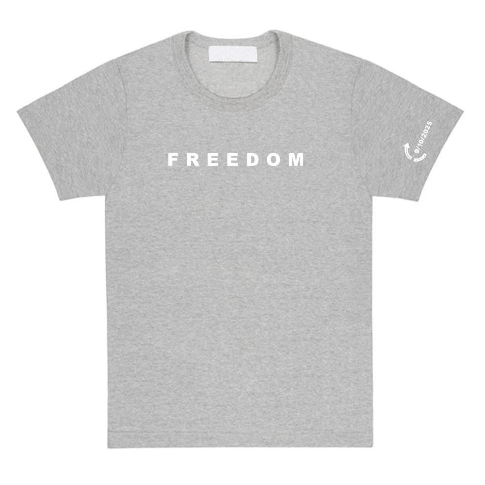 Freedom Tee Fashion American Charlie Kirk T-shirt Cotton Loose Women/Men Tshirts Casual O-neck Letter Printing Clothing