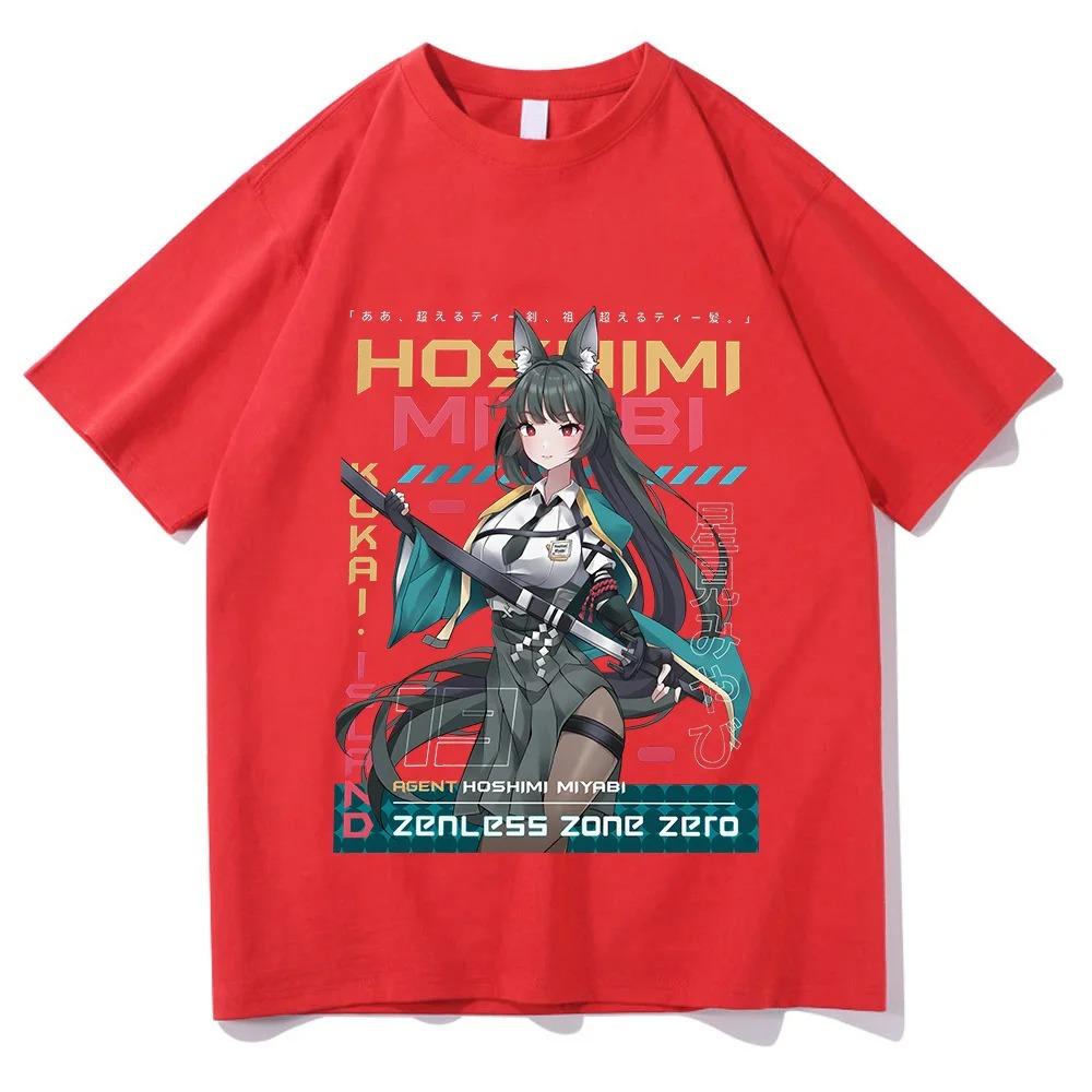 

2026 Miyabi ZZZ Zenless Zone Zero Fan T Shirts Gift for Anime Fans T-Shirt High Quality Cotton Round Neck Short Sleeve Unisex Y2K Tee XXXL