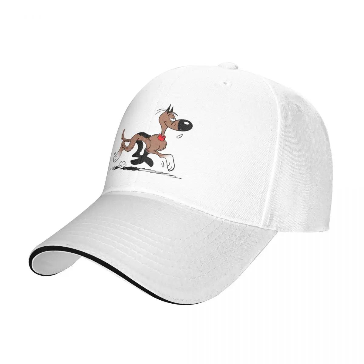 Beautiful and excellent quality Lucky Luke Rantanplan Baseballpet Mode Cartoon Daltons Anime Sandwichpet Unisex Ademende Hoofddeksel Vissen Adjustable wit